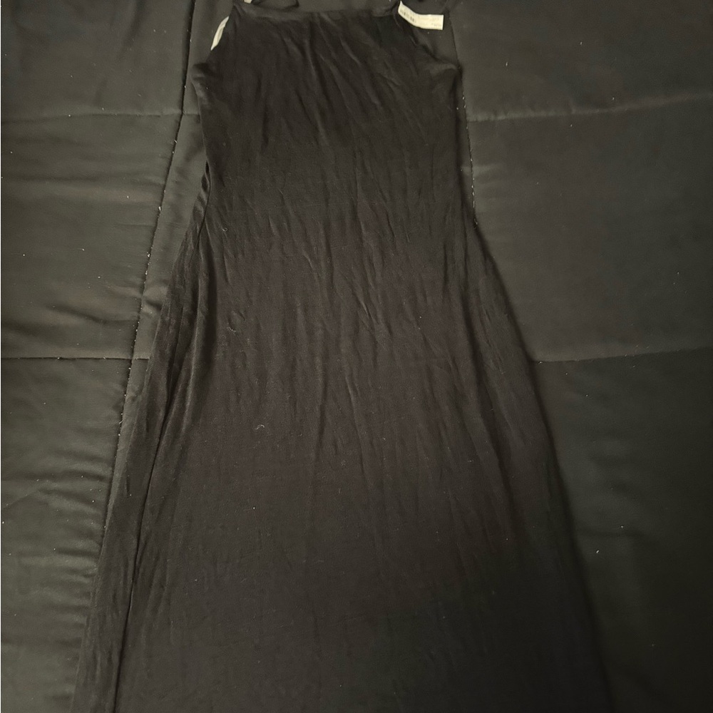 Elegant Black Sleeveless Maxi Dress